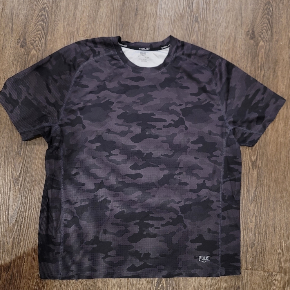 Everlast Men's Sport T-shirt Cameo Black and Grey
